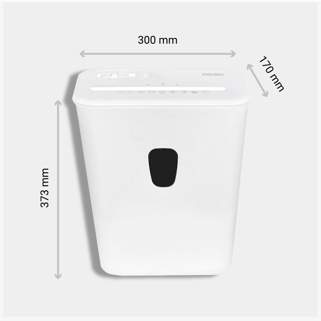 DESQ 20032 Skartovačka dokumentů - 8 listů - 4 x 38 mm - 15 Obrázek produktu 