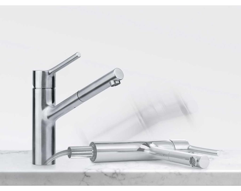 Franke Edelstahl Zugauslauf Armatur, Wasserhahn Taros Neo Produktbild 