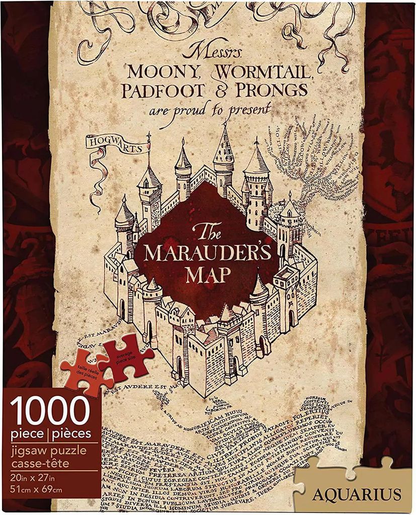 Harry Potter Puzzle Die Karte des Rumtreibers (1000 Teile)