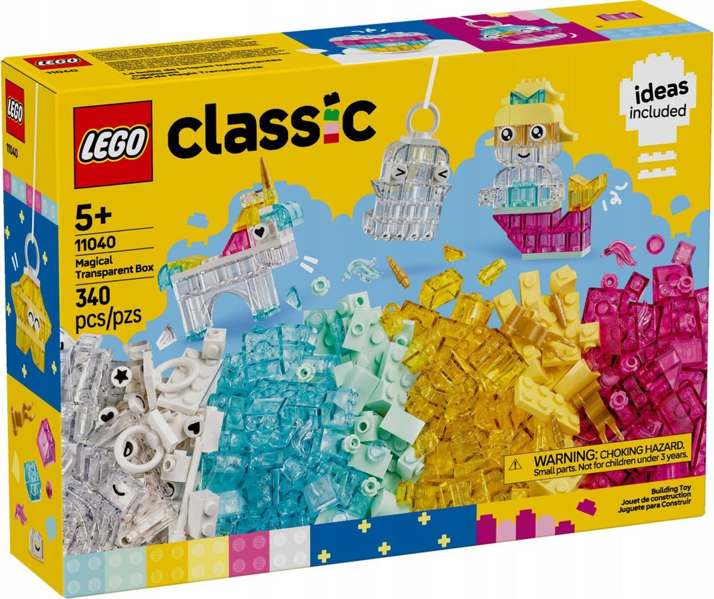 LEGO® Classic 11040 Magický box s priehľadnými kockami Obrázok produktu 