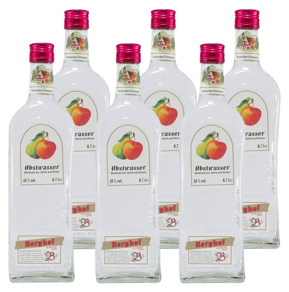 Berghof Obstwasser (6 x 0,7L) Produktbild 
