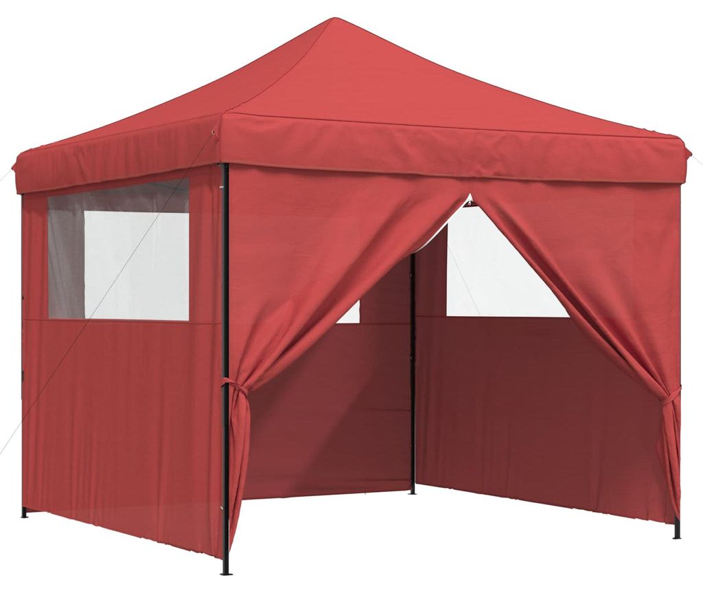 vidaXL, tente de fête, 292 x 292 x 315 cm, bordeaux, tissu Image du produit 