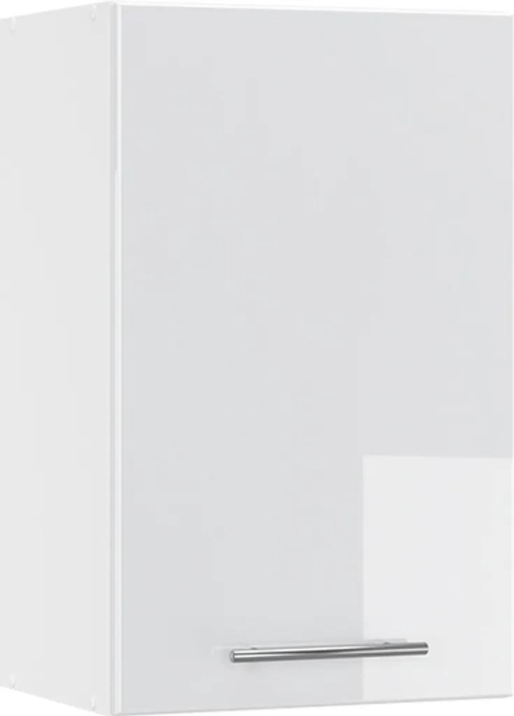 Vicco Mobile Cucina Fame-Line 45cm | Pensile Sospeso Bianco Lucido