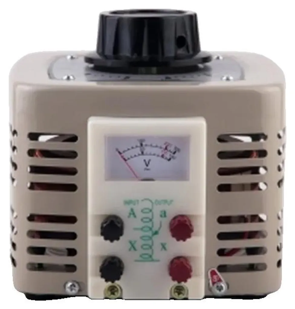 Transformateur Variac 2A Sortie 0-250V CA avec Protection Surcharge Intégrée