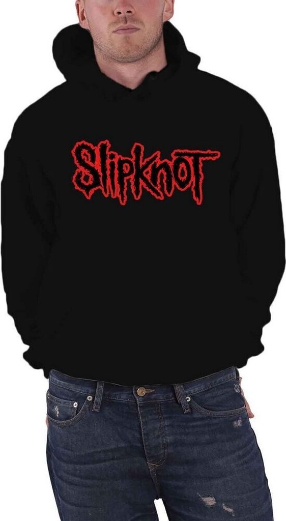 Slipknot - Hoodie zum Überziehen Logo für Herren/Damen Uni RO2413 (S) (Schwarz)