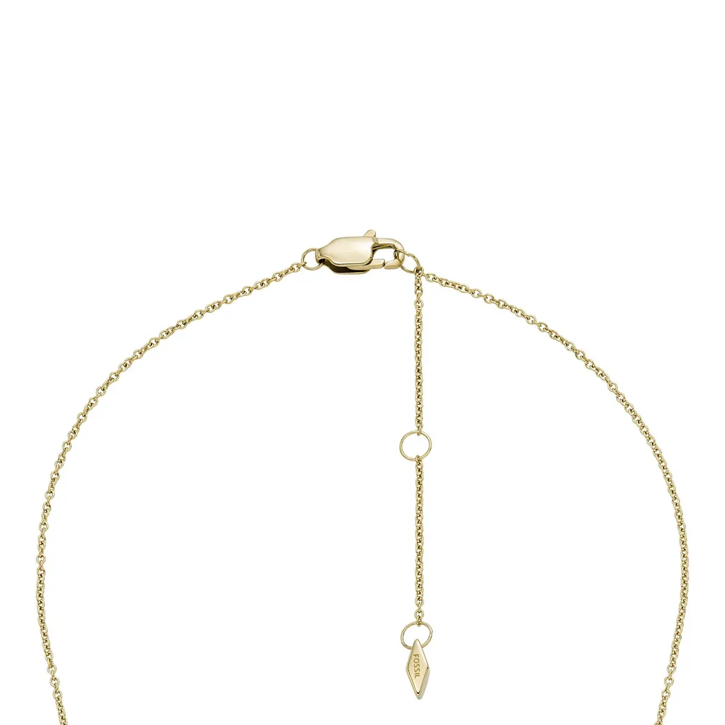 Collier Femme Cœur Fossil JF04360710 en Acier Inoxydable Doré 46 cm - 4