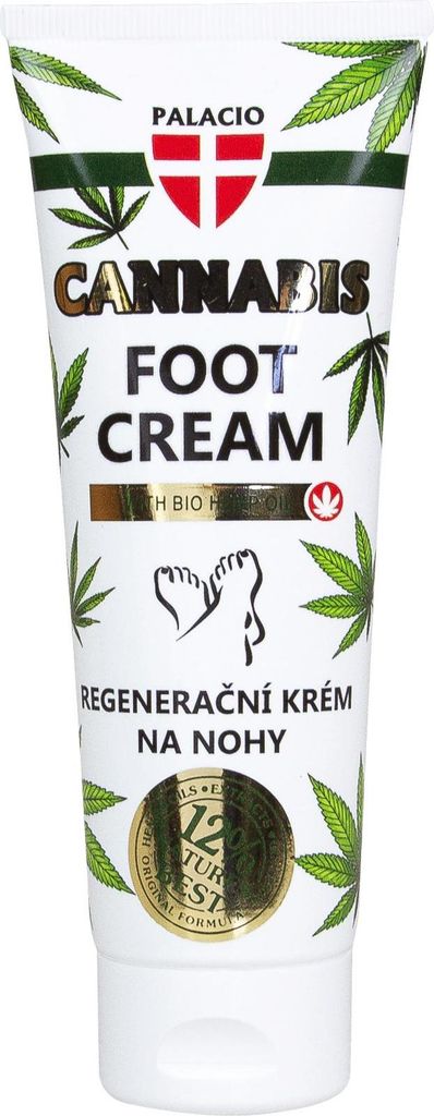 Konopný krém na nohy, tuba, 125 ml Obrázek produktu 