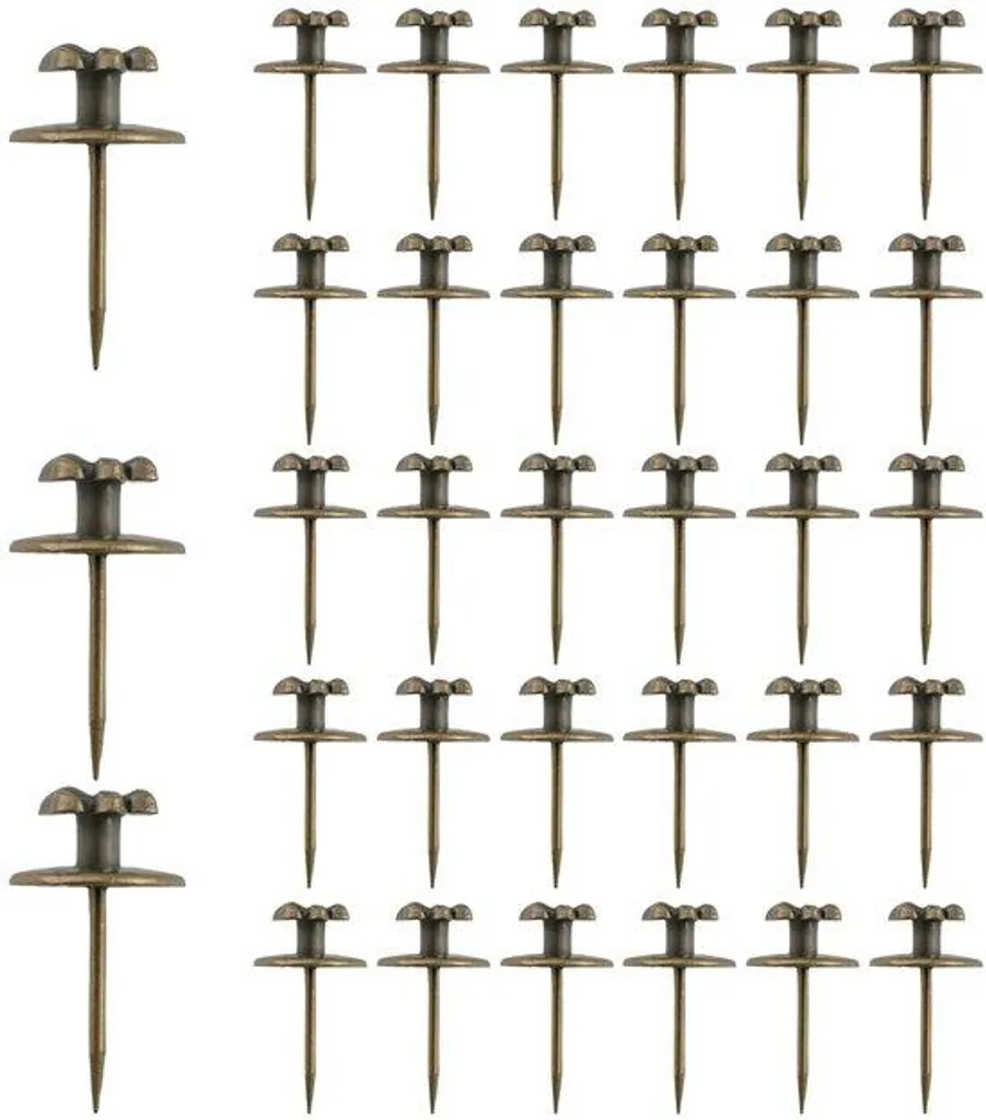 Supports Muraux Bronze en Forme de Fleur en Métal Robuste - 30 Pièces