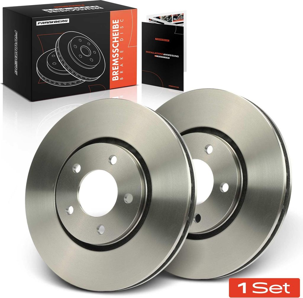 Frankberg 2x Bremsscheiben Vorderachse für Chrysler Grand Voyager III Van IV Voyager/Grand Dodge Caravan