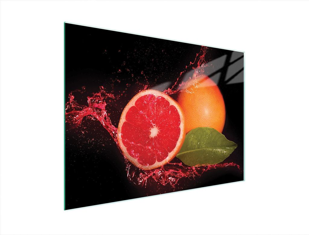 Glasschneidebrett 40x30 Grapefruit
