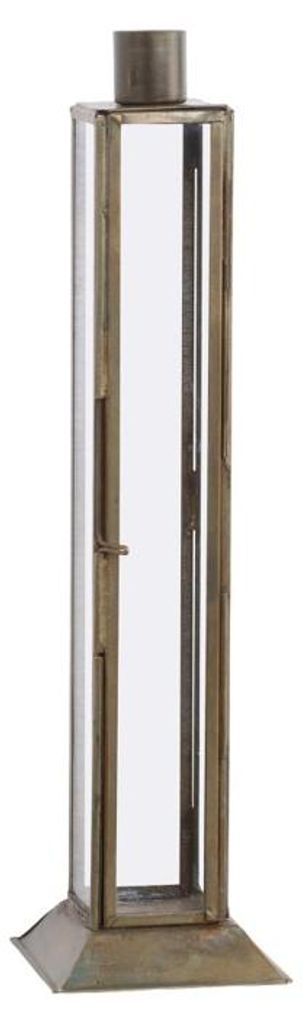 Chic Antique Kerzenständer mit Deko Fenster 27 cm Glas Produktbild 