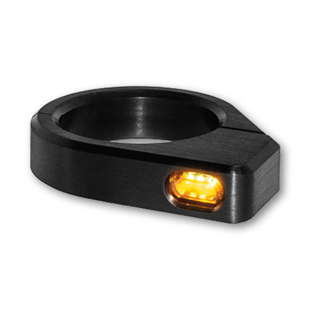 HeinzBikes LED Alu Blinkerpaar ZC-Line Micro für Gabelrohr, 2er-Pack