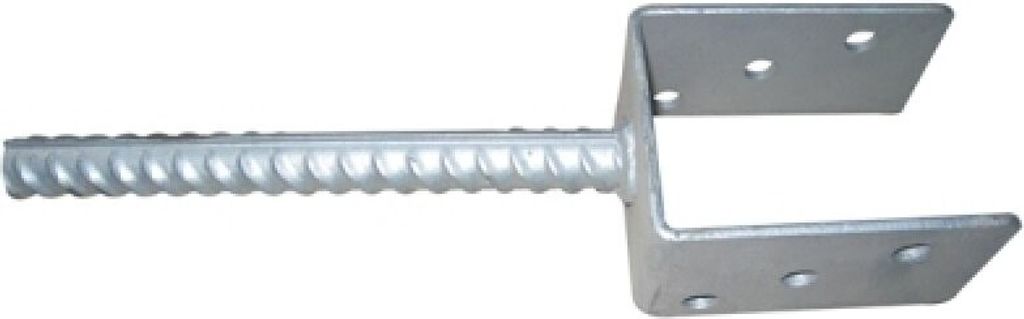 LEVIOR - Pfostenfuß / Anker U 91x60x100x200mm, tl. 4mm