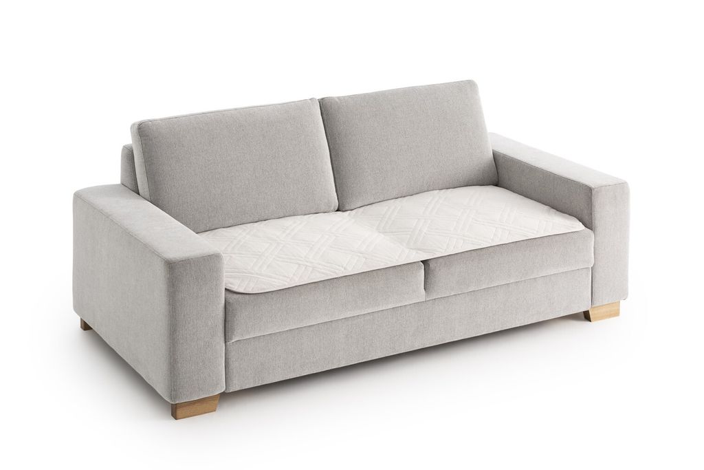 Weiche Tagesdecke Läufer Abdeckung Schutz für Sofa, Sessel CORAL 65x130 Creme