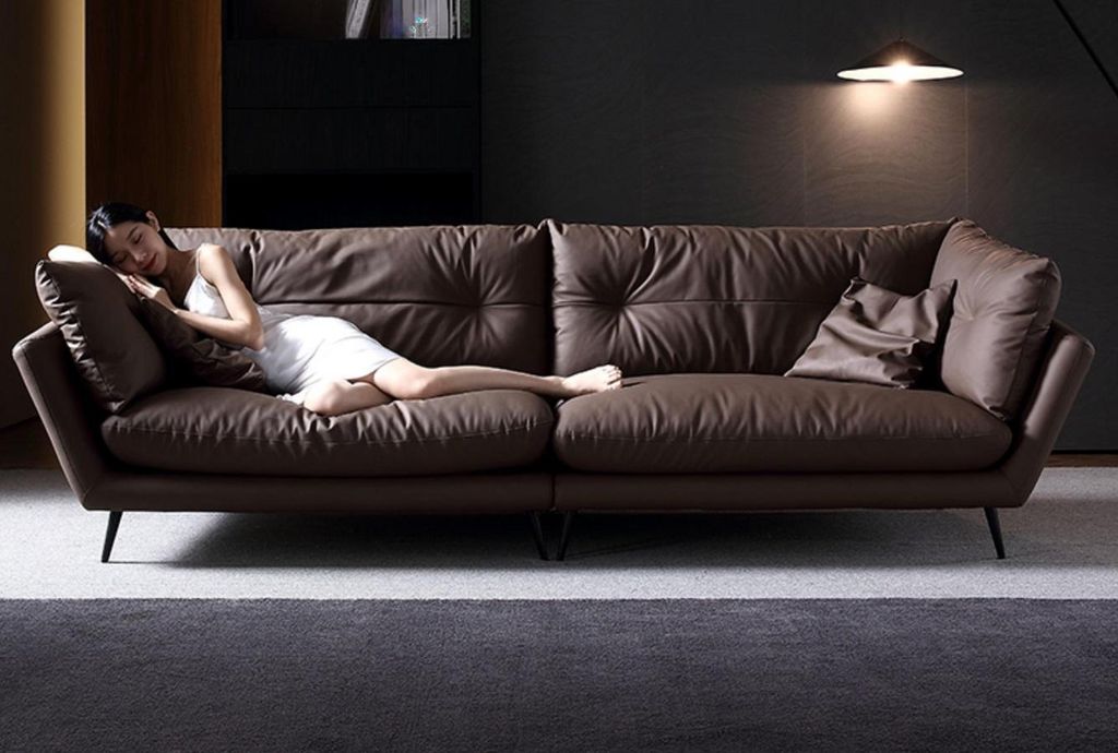 Moderne 4er Sitz Sofas Wohn Zimmer Möbel Vier Sitzer Couch Polster Design Sofa