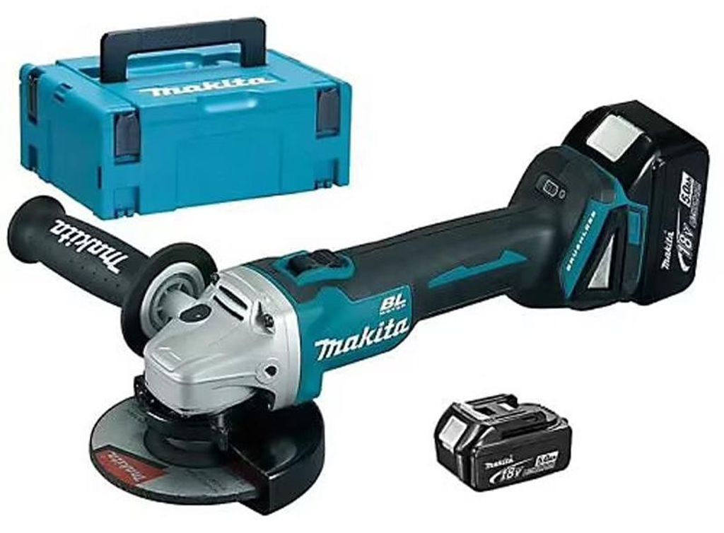 Meuleuse Ø 125 mm 2x5Ah 18V MAKITA DGA504RTJ en MAKPAC Image du produit 