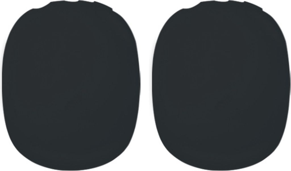 Praktisches Headset-Fall Anti-Drogen-Silikon Wireless Bluetooth-kompatibler Kopfhörer Schutzabdeckung für AirPods Max-Schwarz