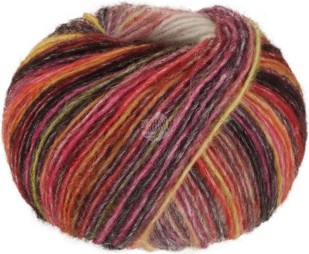 Lana Grossa - Picasso 0016 creme rosa altrosa graulila Produktbild 