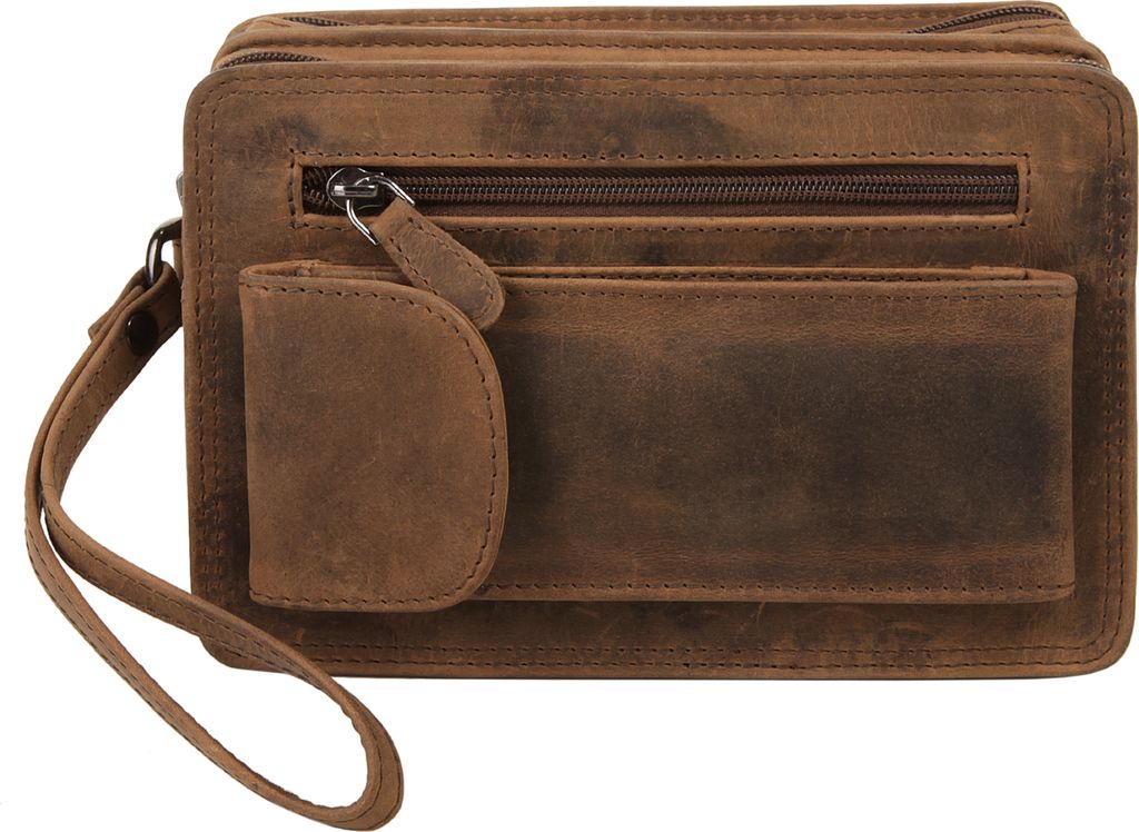 Bagan Handgelenktasche Herren 020347 braun