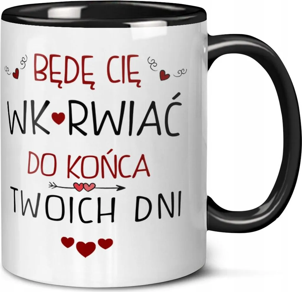 Tazza San Valentino Fino alla Fine dei Tempi - Regalo Romantico e Divertente