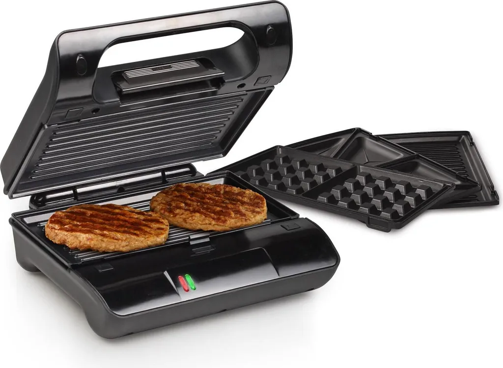 Croque-gaufre-gril Princess 117002-01-001 3 plaques interchangeables