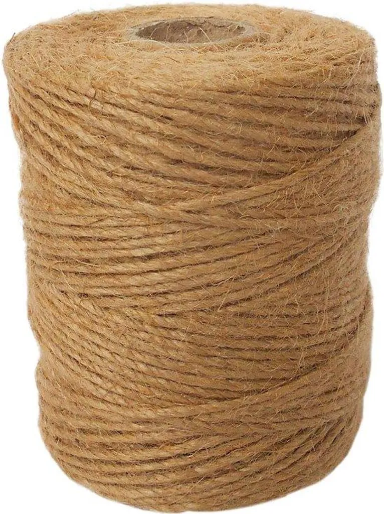Fil de jute résistant 100 mètres Bio pour bricolage et art créatif
