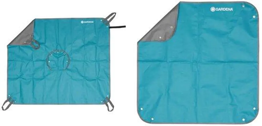 Tapis végétal M 100 x 120 cm noir et turquoise pour rempotage propre