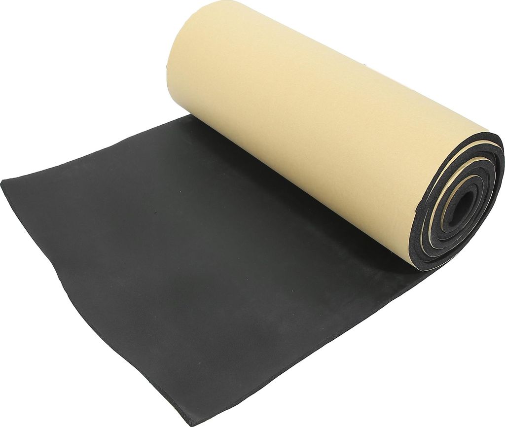 394mil 16sqft Autozellenbodentür Schaum 10mm Schalldämpfende Isoliermatte 20"x118"