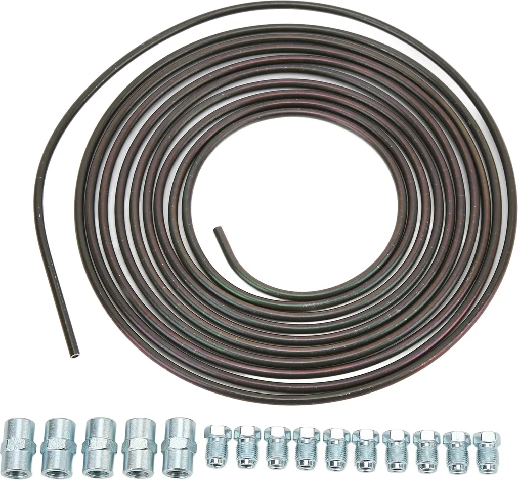 Tuyau de frein en cuivre 7.62m avec raccords M10 pour circuit de freinage