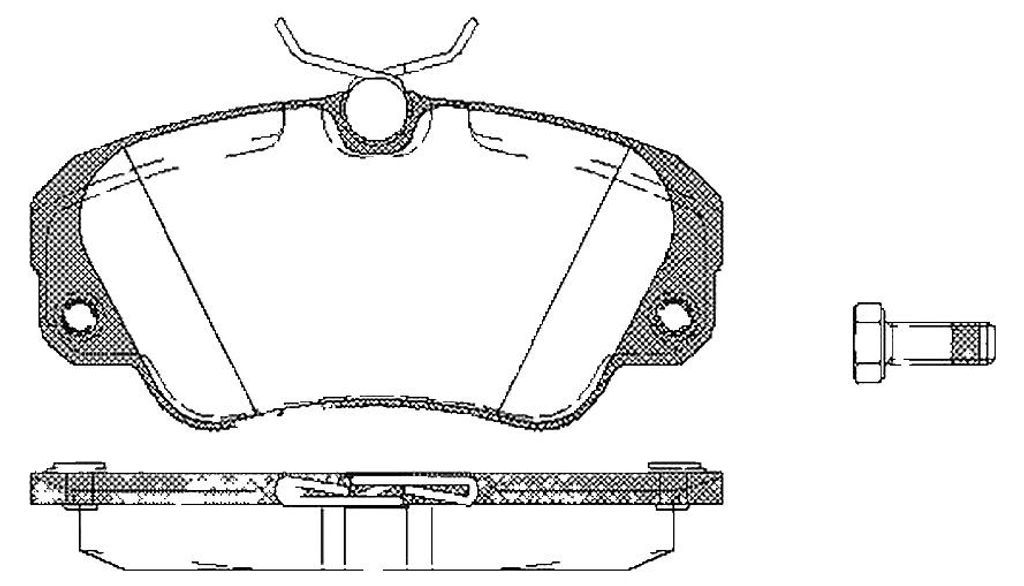 Bremsbelagsatz Scheiben 19 mm TRISCAN IAM-Expertise für u.a. OPEL OMEGA