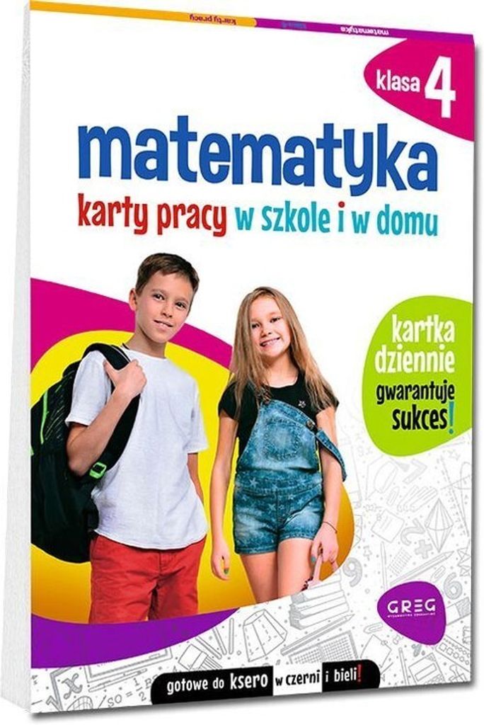 Matematyka. Karty pracy. Klasa 4 Zdjęcie produktu 