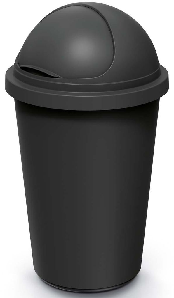 MONZANA® Mülleimer Küche 50L mit Schiebedeckel 100% Produktbild 
