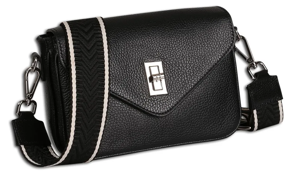 Petit sac à bandoulière Toscanto noir 22x15x5cm - OTT851US1élégant