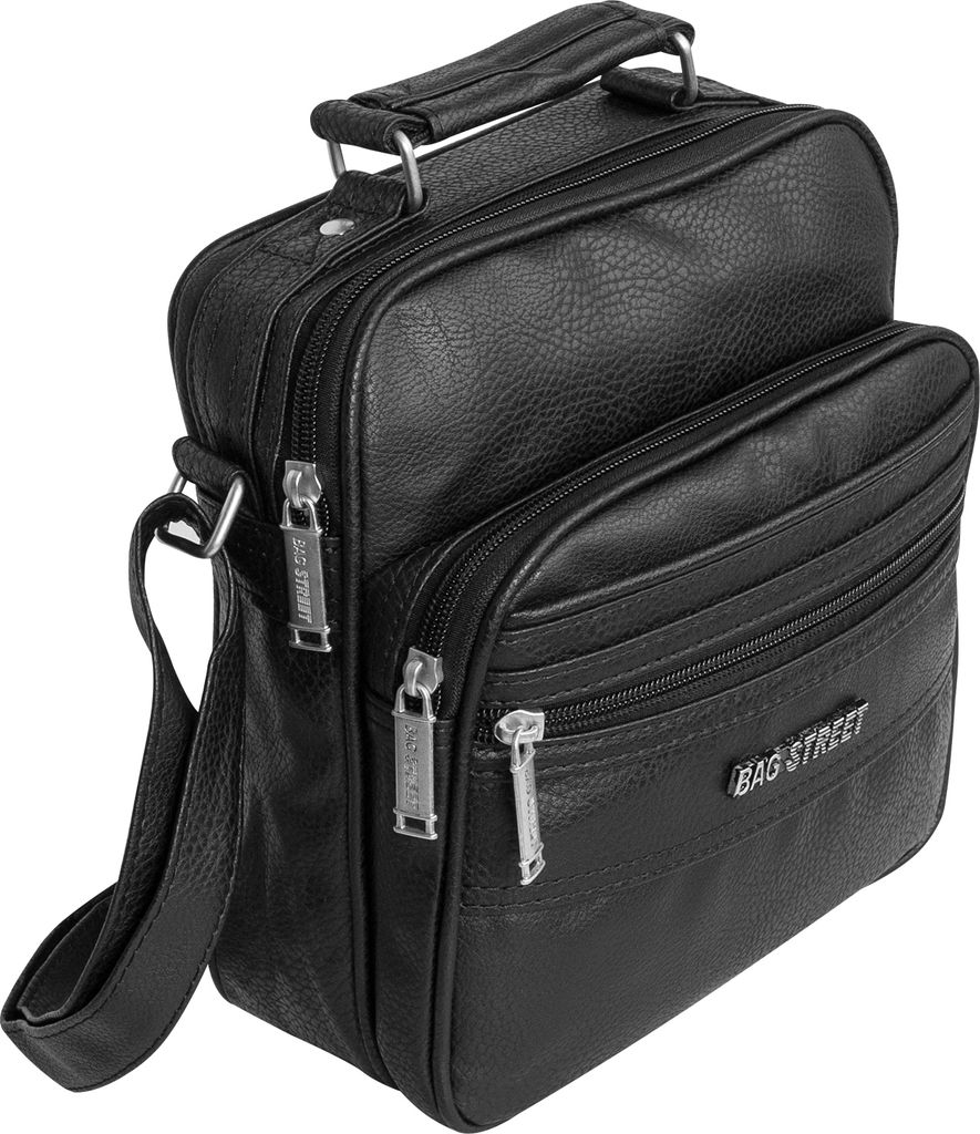 Bag Street Herrentasche Arbeitstasche Flugbegleiter Tasche T0110 Schwarz