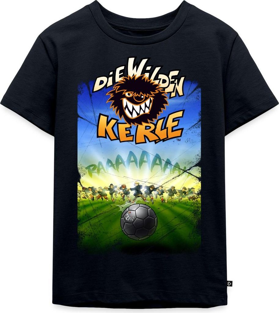 Spreadshirt Die Wilden Kerle Angriff Kinder Premium T-Shirt, 98/104 (2 Jahre), Navy