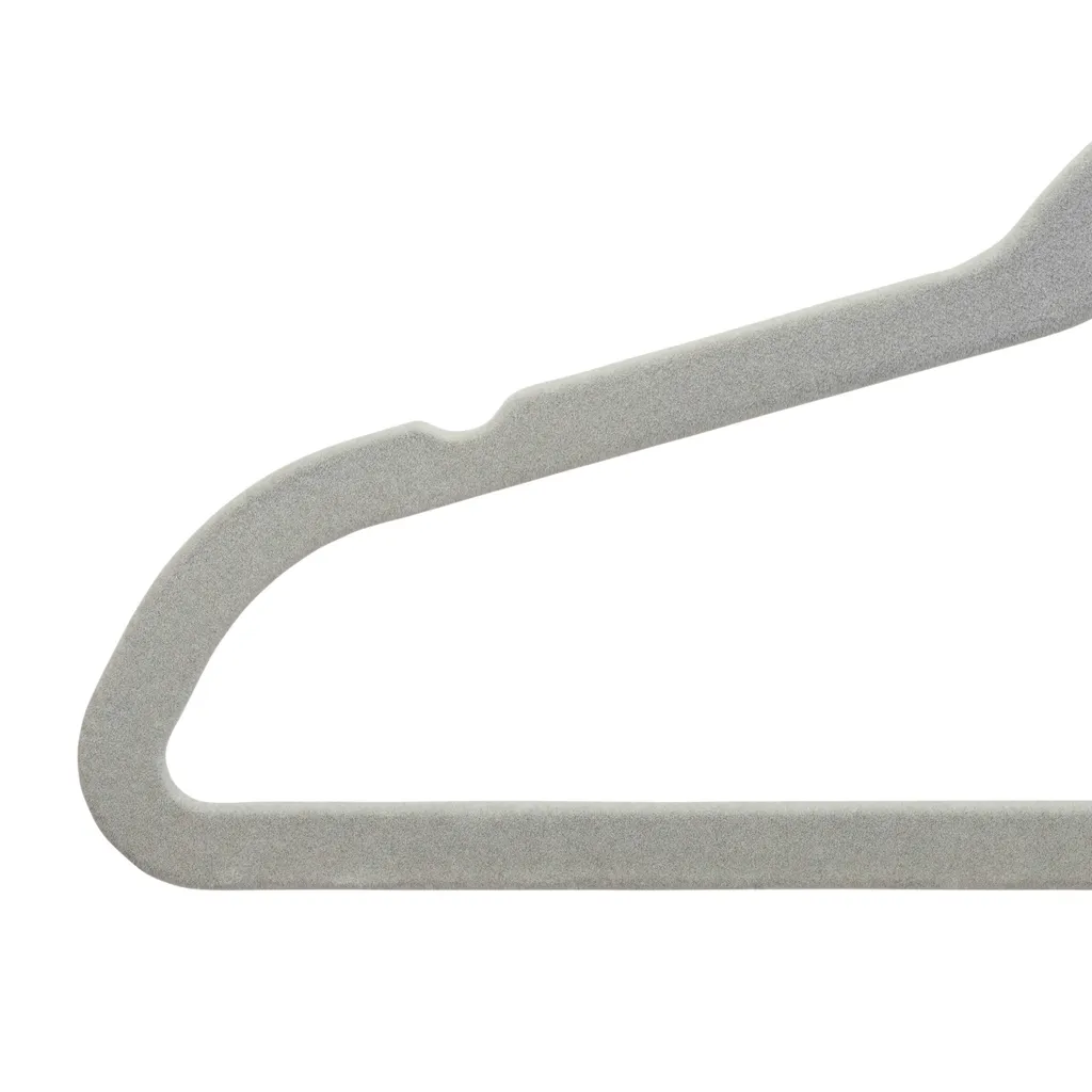 Grucce In Velluto Bianco HOUSE DAY, 41,9 Cm, Confezione Da 60, Con Ganci Oro Rosa, Antiscivolo E Salvaspazio