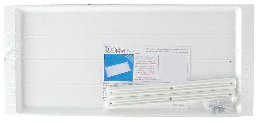 Filtex 2385386 Abtropfschale aus Kunststoff für Hängeschränke mit Halterung, 86 Küchenutensilien