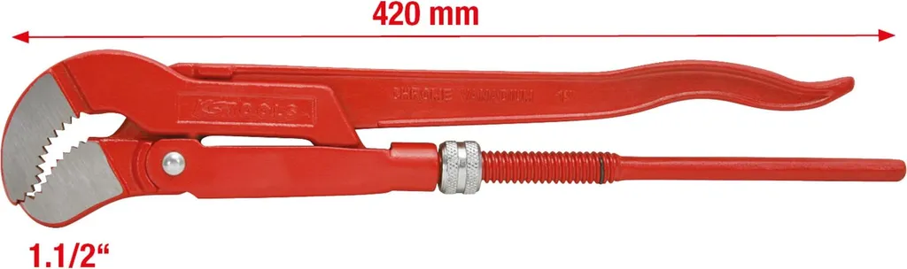 Desserrez les tubes difficiles avec la pince coudée 45° KS Tools - 6