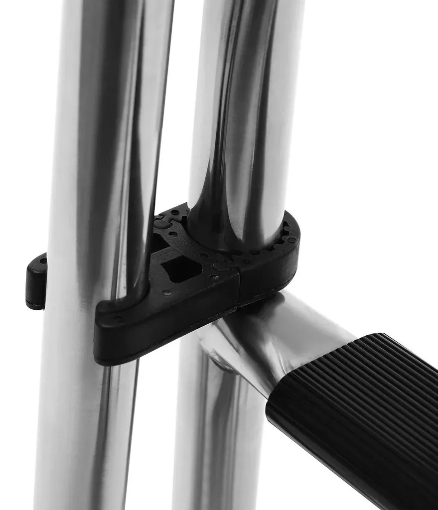 Chargeur flottant en acier inoxydable argenté - Design pliable compact
