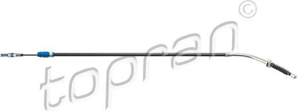 Câble de frein à main TOPRAN 504 015 pour MINI F55 F56 - OE 34406852190