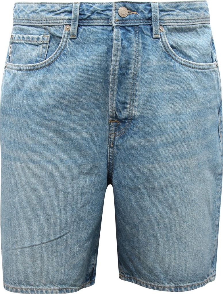 L2043 Bermuda Uomo Selected Loose Man Denim Shorts