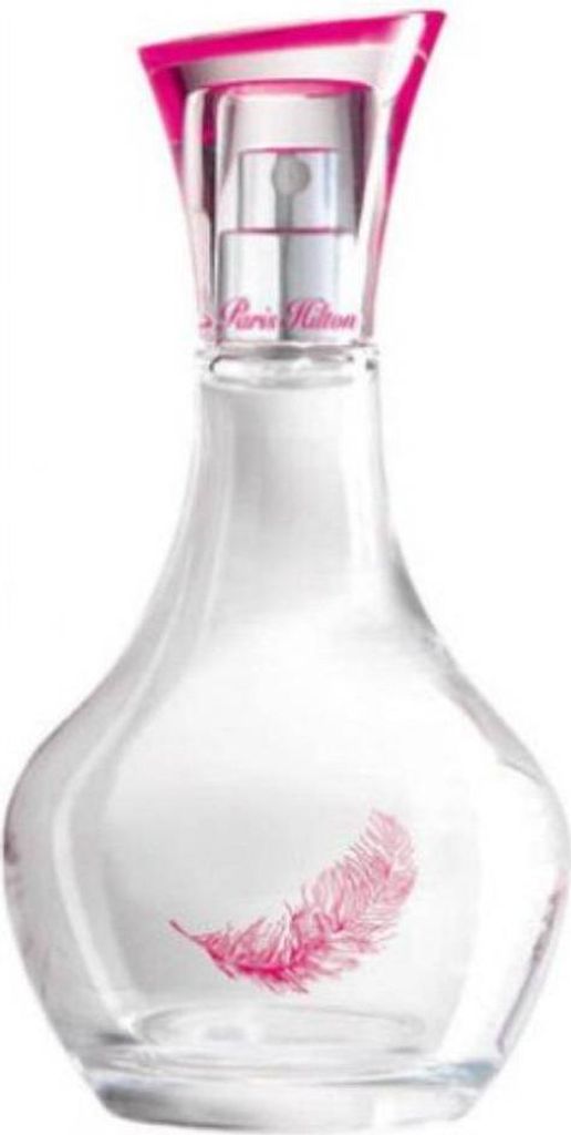 A clear studio shot of a perfume bottle.