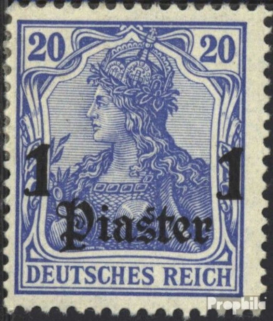 Briefmarken Dt. Post Türkei 1905 Mi 26a gestempelt Aufdruckausgabe