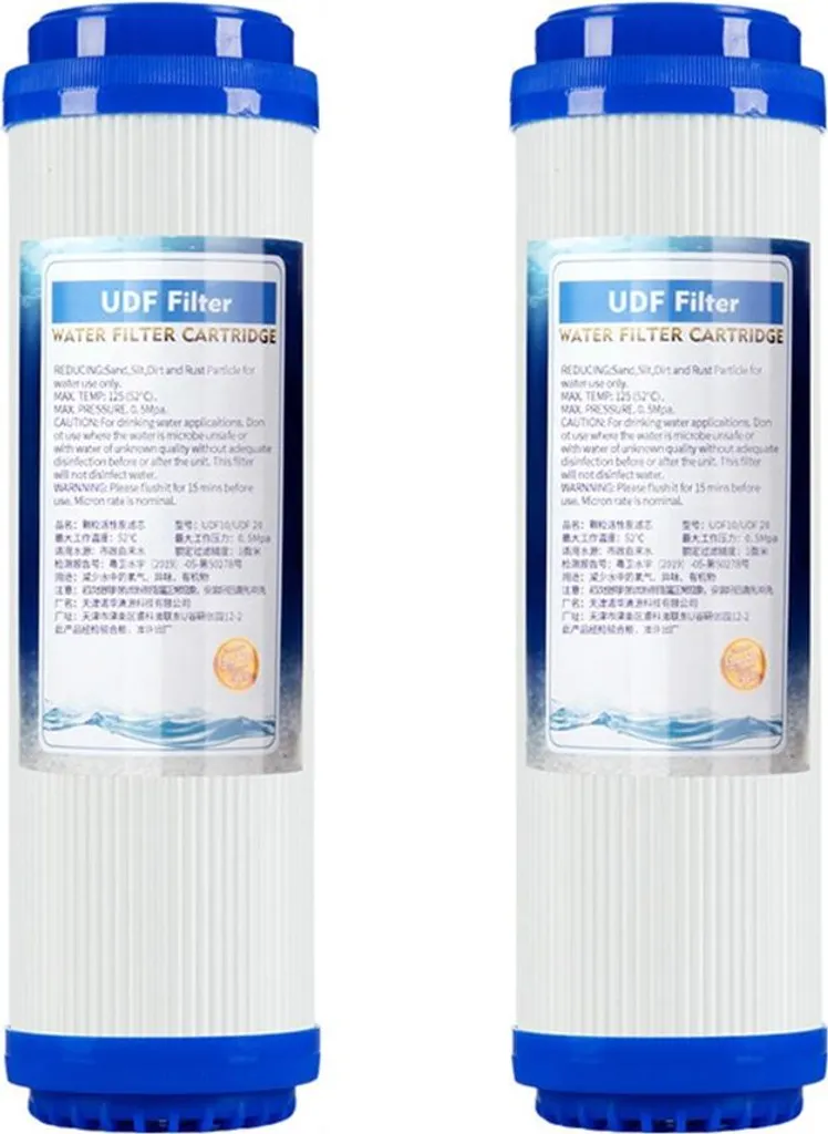 Cartucce Filtro Acqua 10 Pollici INF - Carbone Attivo e PP Cotton