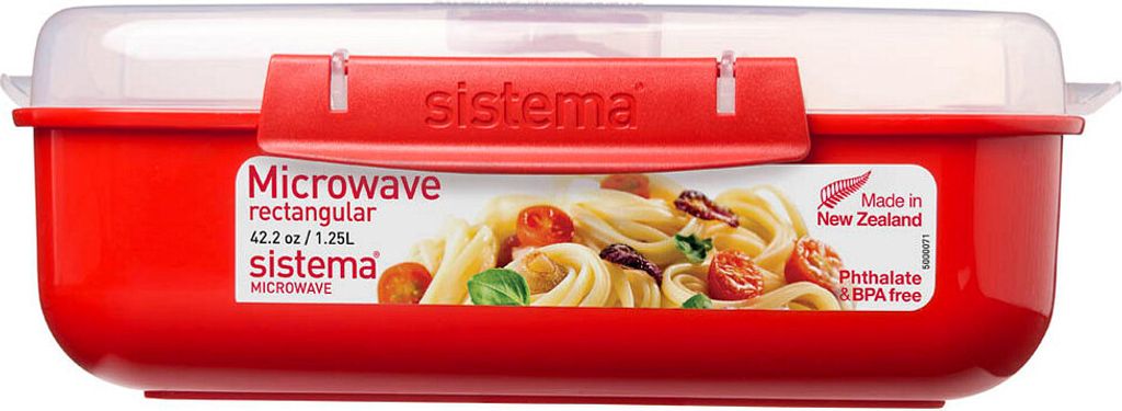 sistema Mikrowellenbehälter mit Ventil 1,25 l rot Image du produit 