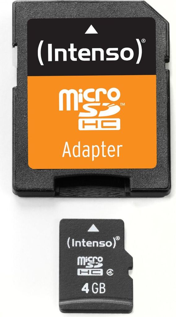 MicroSDHC 4GB Intenso +Adapter CL4 Blister Zdjęcie produktu 