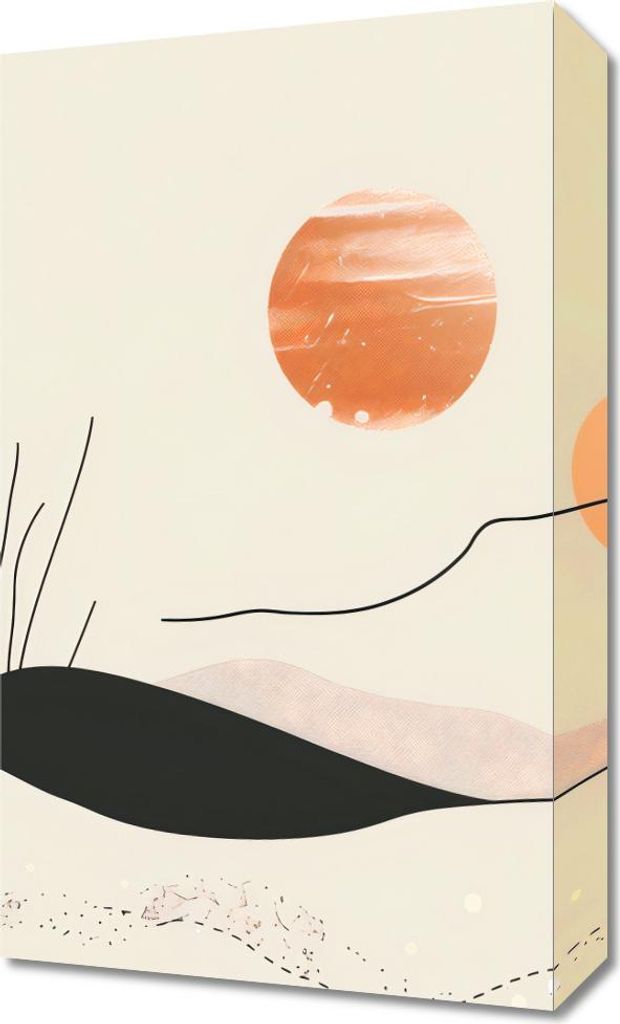 Bild 30x50cm Sanfte Hügel