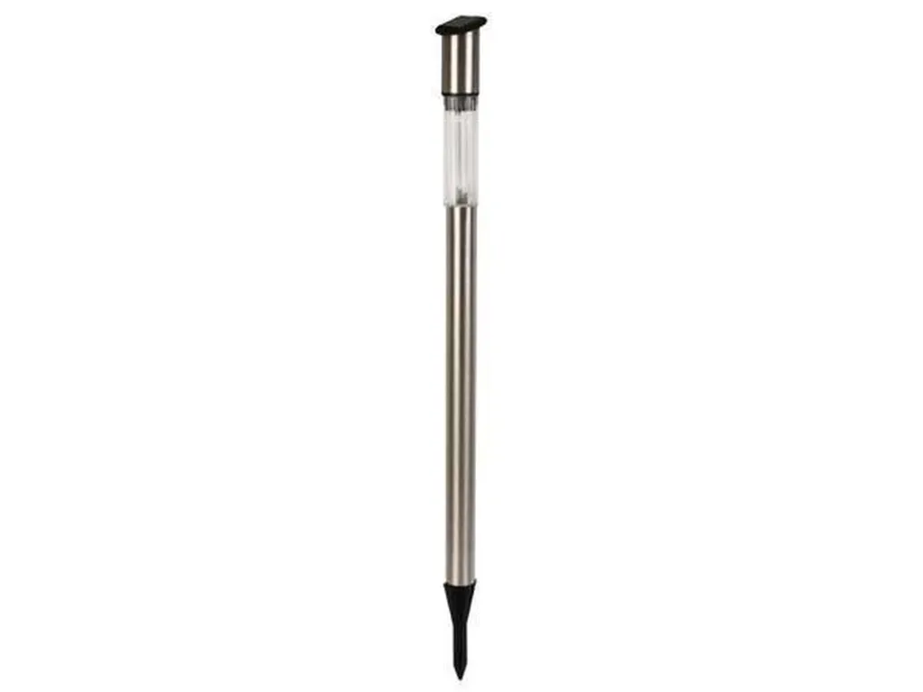 Éclairage solaire jardin inox 70 cm - Pack de 20 pour allées sombres