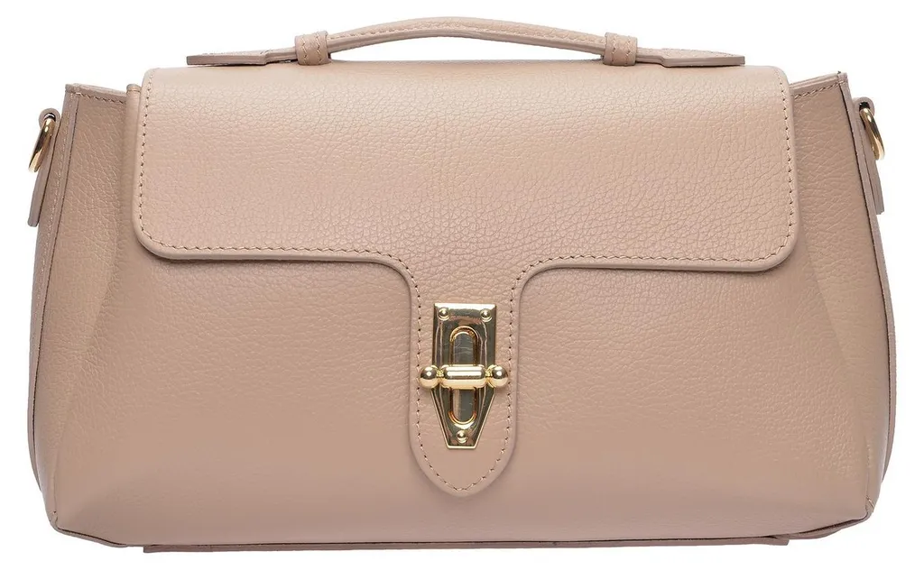 Sac à main chic Roberta M RM 149T Fango en cuir italien véritable