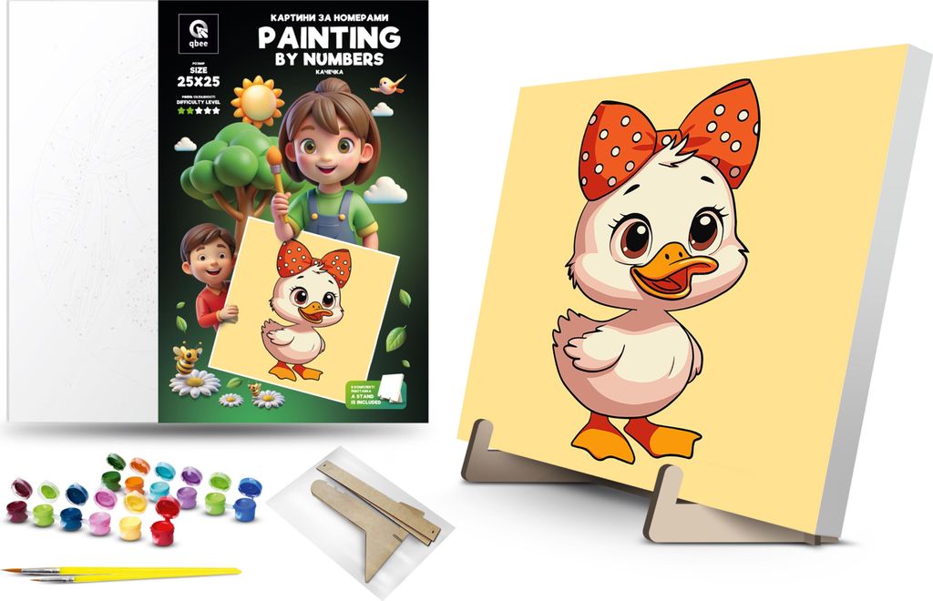 QBEE Duck Art Malset 5-teilig